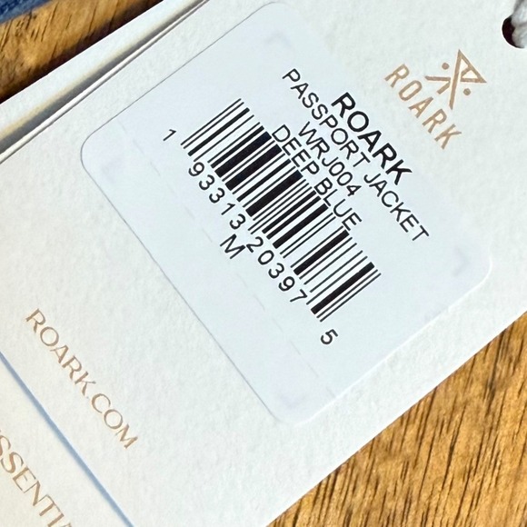 Roark Passport Jacket Mens Medium Deep Blue Organic Cotton Canvas WRJ004 NWT - Picture 4 of 13